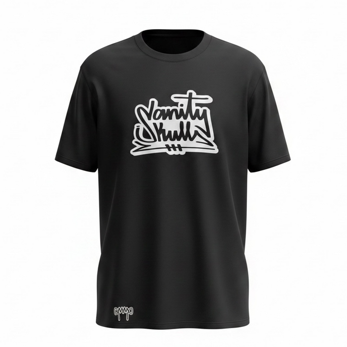 Vanity Skulls “raised tag” T-shirt