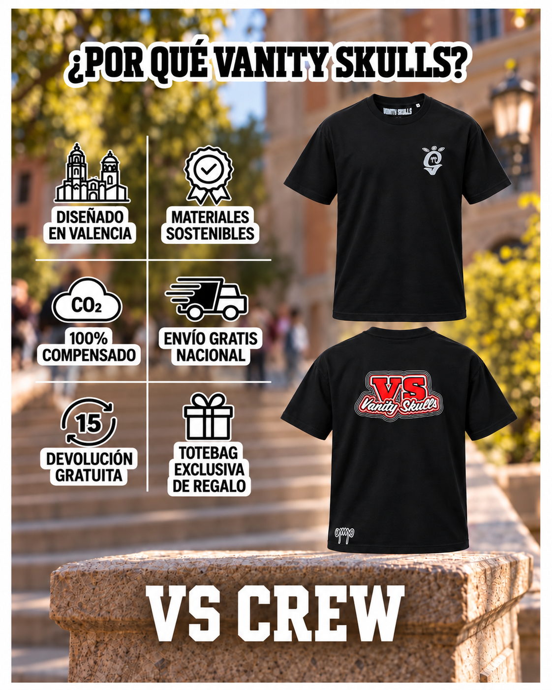 Camiseta VS CREW