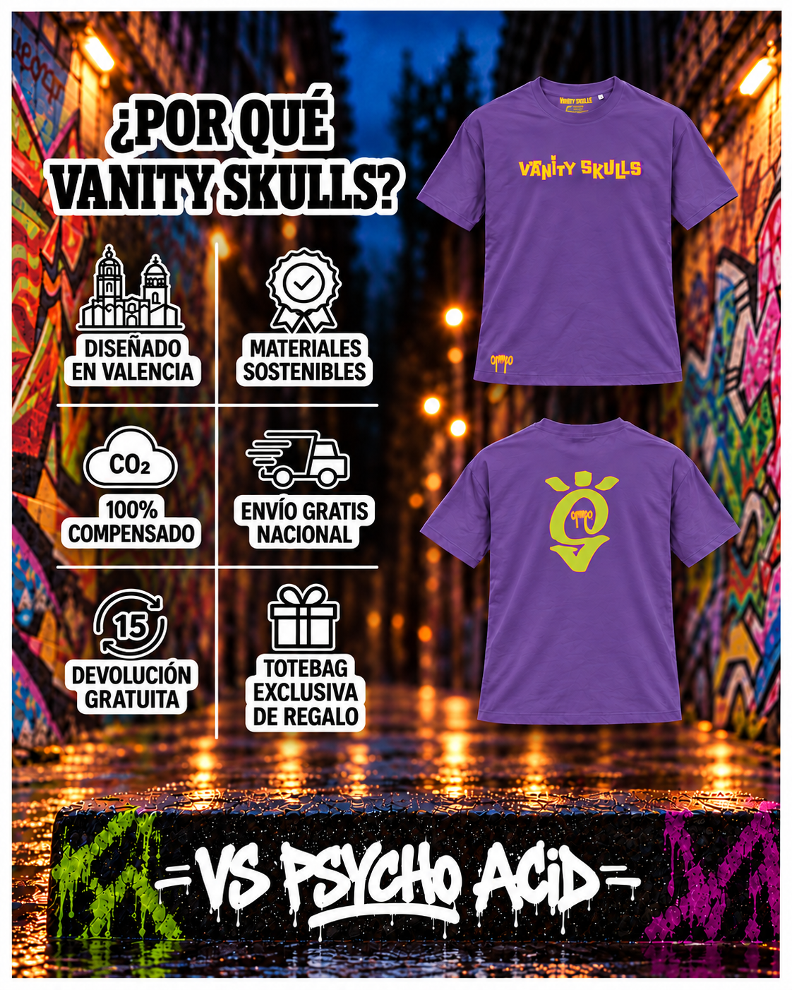 Camiseta VS ÁCID