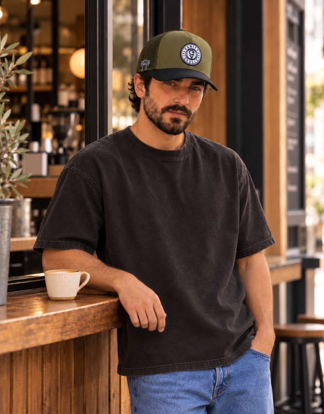 CAMO MESH CAP